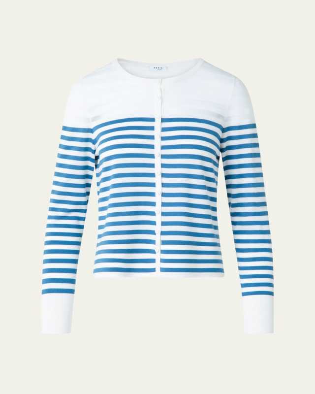 Kodak Stripes Merino Wool Cardigan